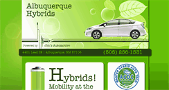 Desktop Screenshot of albuquerquehybrids.com